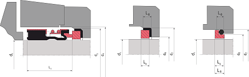 Торцевое уплотнение 2100S M 10 CER/CAR/NBR в Самаре фото