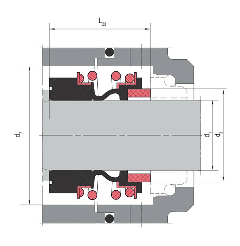 Торцевое уплотнение MG12-12 G60 BVPGG в Самаре фото