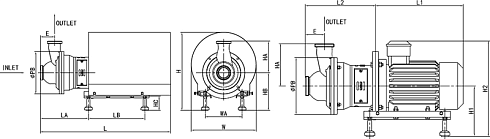Самовсасывающий насос CIP-L-10-2
